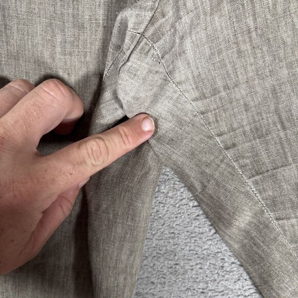 Vintage 1970s Brooks Brothers Trousers Women’s Size 14 Linen Knit Made in USA - Picture 5 of 13